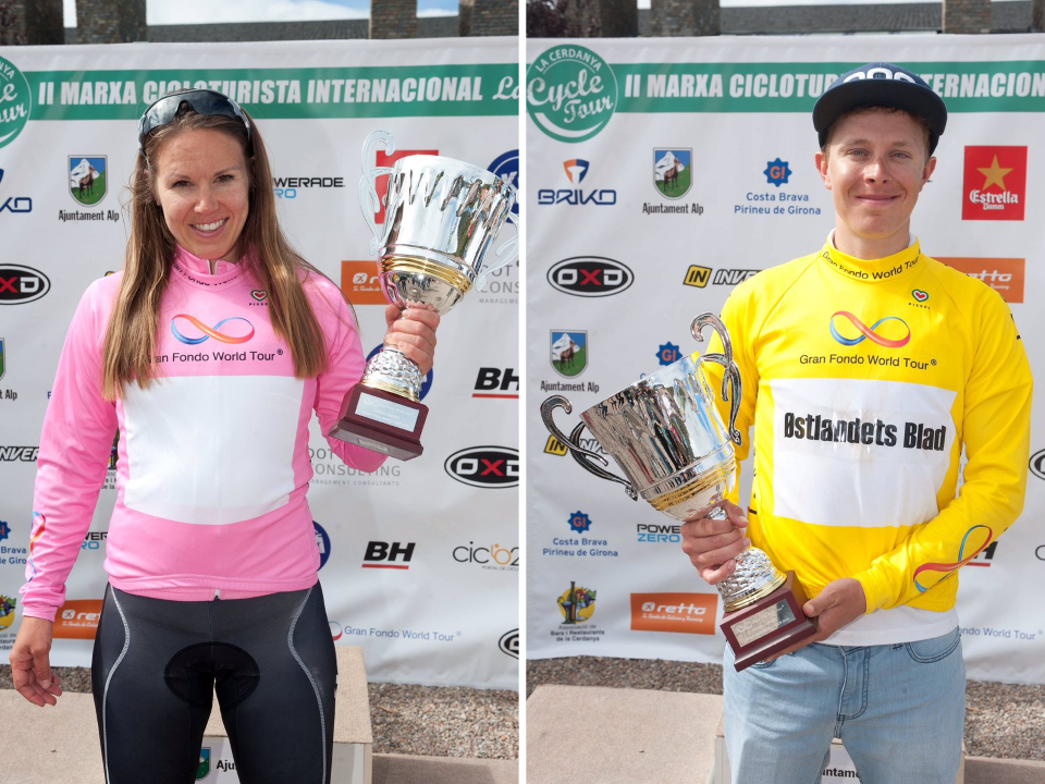 Norwegians Jonas Orset and Siv Elin Saeteren retained their leader jerseys after the tough 200km Spanish cycle race in the Pyrenees.
