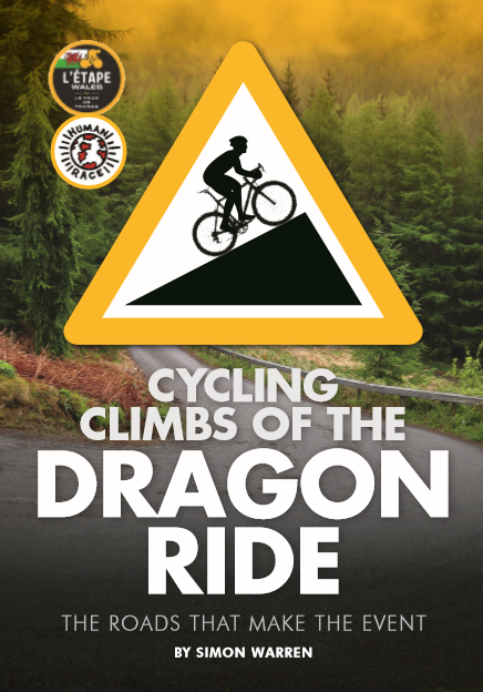 Well known cyclist and author of the 100 Greatest Cycling Climbs books, Simon Warren, has created an EXCLUSIVE guide to the hills of South Wales that feature on the route of the iconic Dragon Ride L’Etape Wales by Le Tour de France cycling event