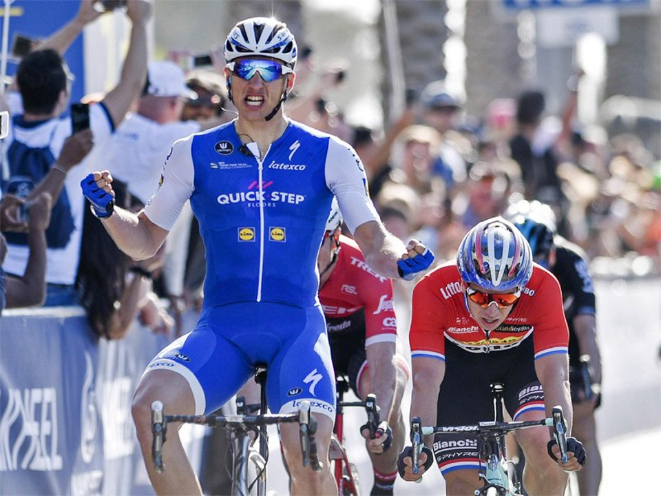 Marcel Kittel powers to a second stage victory in Dubai 