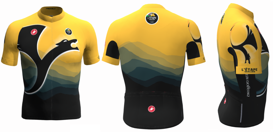 New jersey inspired by the famous hills of the Dragon Ride L’Etape Wales by Le Tour de France