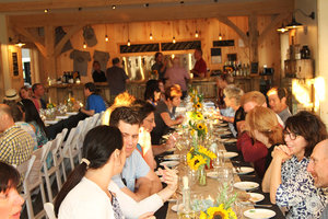 Meet the farmers Dinner by Warwick Valley Winery's Pané Café