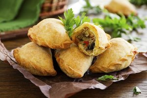 Cheese and vegetable empanadas  - by The Classic Diner