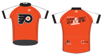 For the cycling set, a jersey and bibs are available for sale.