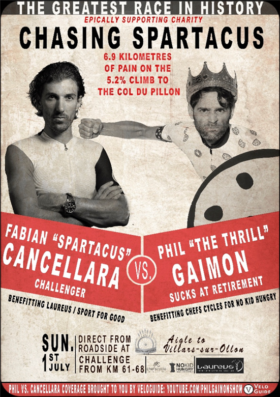 Cancellara to race Gaimon up the Col du Pillon July 1st!