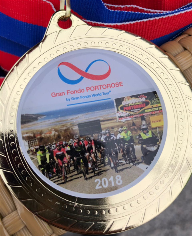 133 km Gran Fondo Portorose Finisher's Medal