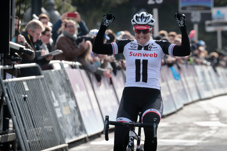Team Sunweb Wins The Womens Omloop Het Nieuwsblad