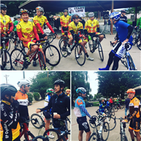 All ready to go! @ZiaVeloCycling @MatthewBusche @Ty_Hamilton @GordFraser @EPCyclists #gilagranfondue
