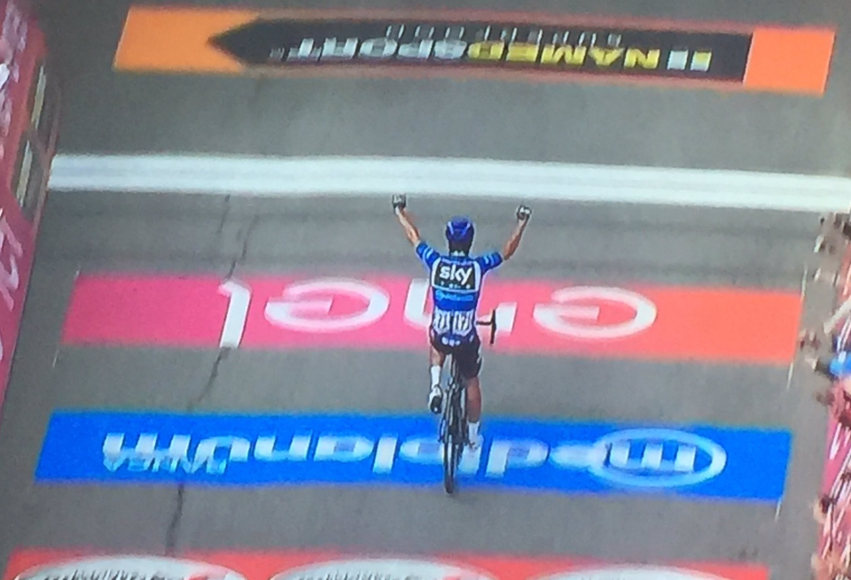 Mikel Landa wins Stage as Dumoulin loses Maglia Rosa