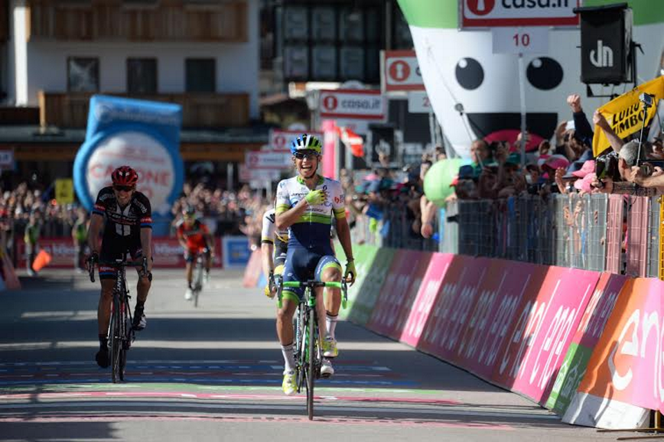Esteban Chaves wins Dolomites mountain stage 14 as Kruijswijk takes the lead