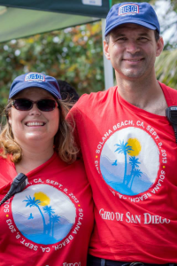 Tobias and Carrie Panek, organizers of the Giro San Diego Gran Fondo