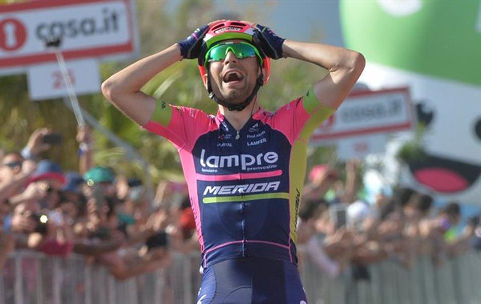 Lampre Merida's Diego Ulissi wins Stage 4 of the Giro
