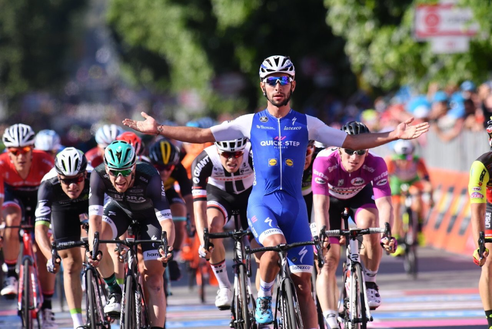 Fernando Gaviria wins his second Giro stage sprint