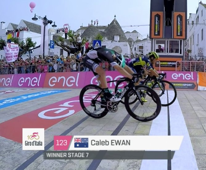 Caleb Ewan finally gets a stage win at the Giro