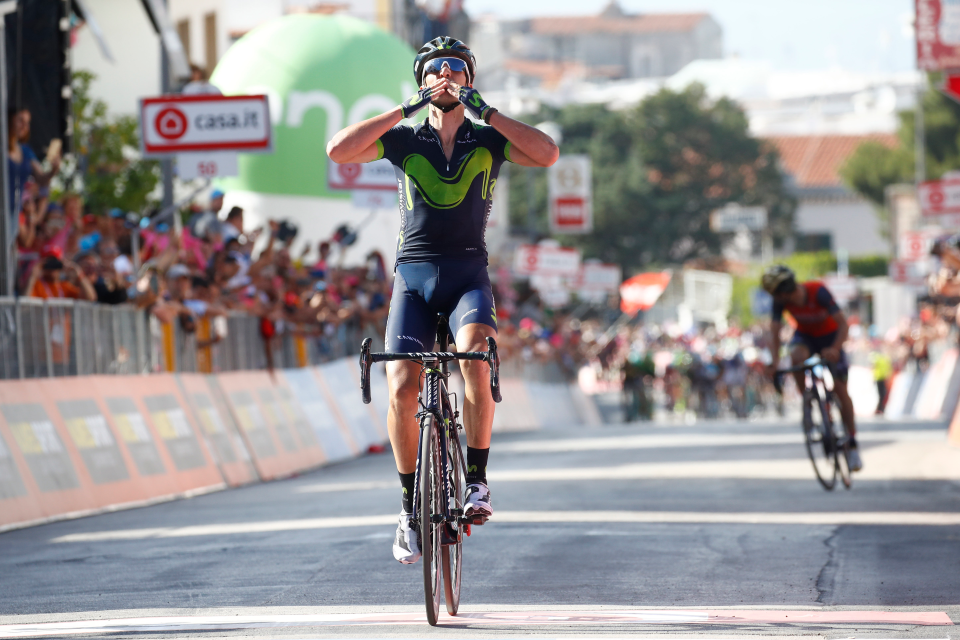Gianluca Brambilla (Etixx-Quick-Step) solos to Giro stage win and Pink Jersey