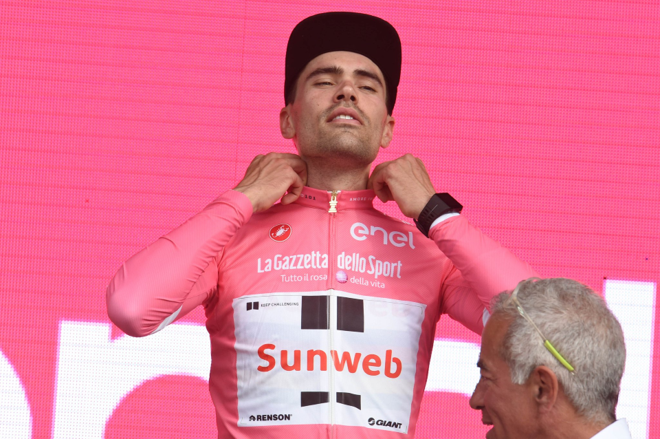 Defending Champion Tom Dumoulin wins Opening Giro d'Italia Time Trial