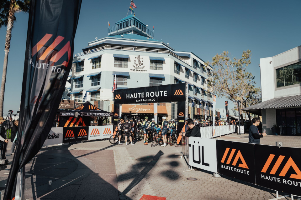 Riders Enjoy Beautiful Route at the First Stage of Haute Route San Francisco