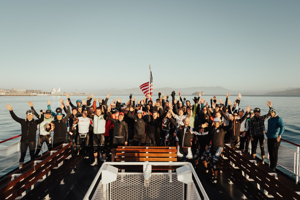 The ferry ride was the perfect opportunity for riders to enjoy amazing views of the Golden Gate Bridge, Alcatraz Island and the San Francisco skyline on a picturesque, crystal clear day.
