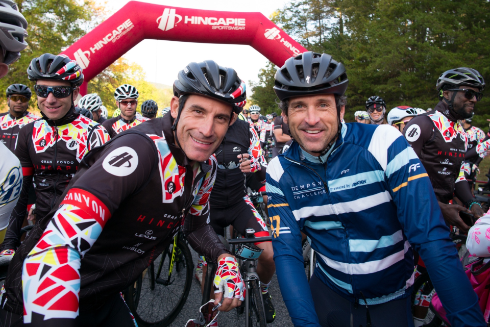 George Hincapie and Patrick Dempsey