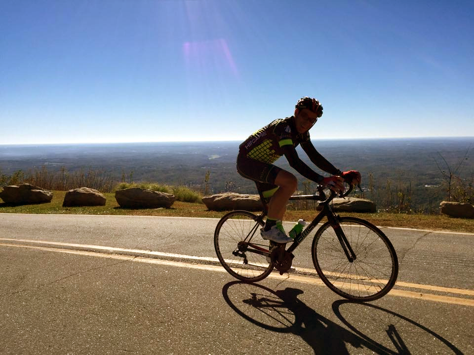 Check out @ghincapie rocking this year's kit! We couldn't have asked for a more beautiful day for the #fondohincapie!