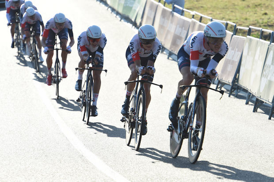 IAM Cycling riders will already be gathered together on Saturday evening so that they can work together on Sunday practicing their technique for the team time trial before Monday's Eneco Tour
