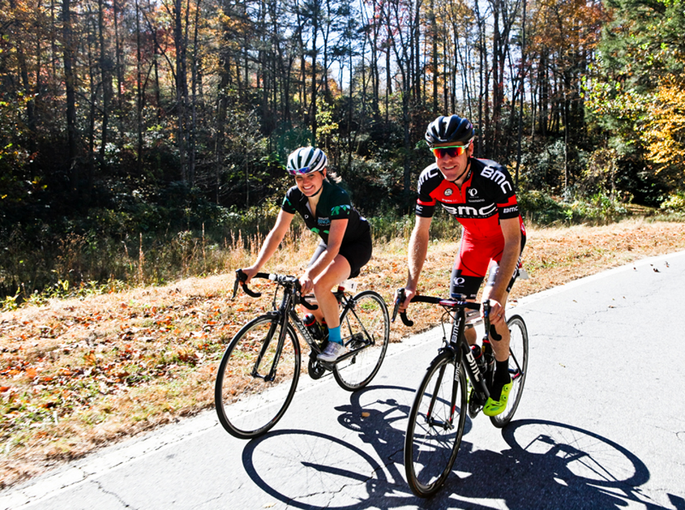 Join Brent & Jamie Bookwalter and friends at the Bookwalter Binge Gran Fondo on October 28, 2017 in Asheville NC
