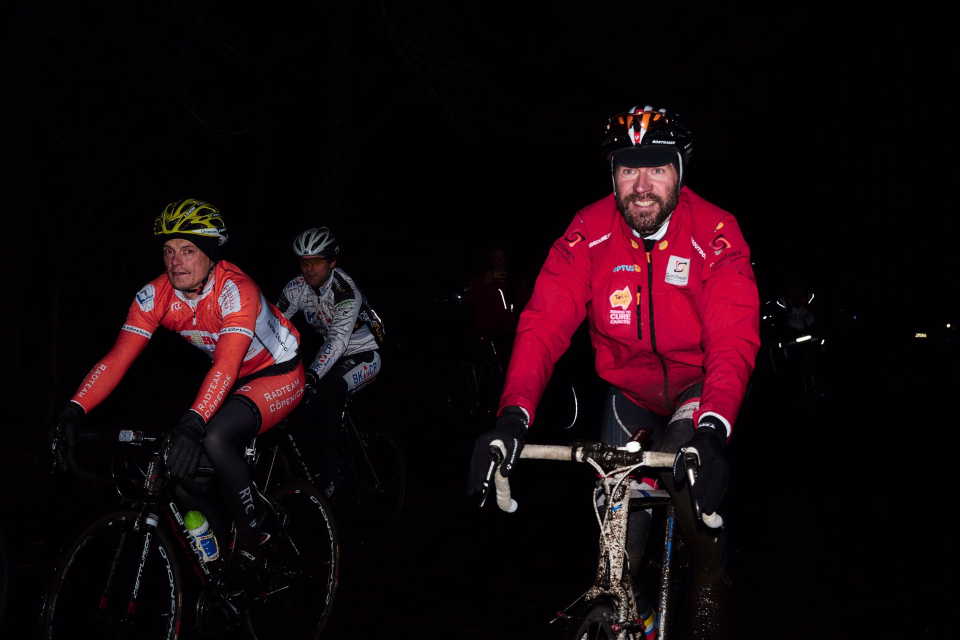 VIDEO: Jen Voigt rides through the night Everesting for Charity
