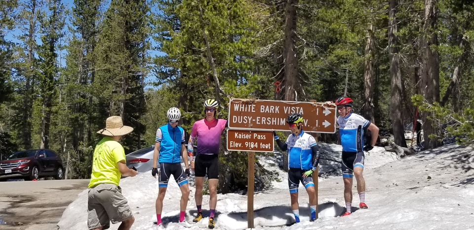The traditional Climb to Kaiser, rated as one of the “10 toughest rides in America by Bicycling Magazine”. 