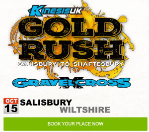 Register for the Kinesis UK Gold Rush on October 15th  at Salisbury Racecourse Now!