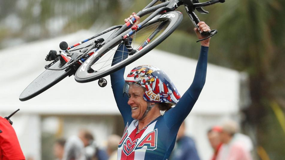 Kirstin Armstrong wins Olympic Time Trial for the USA in Rio