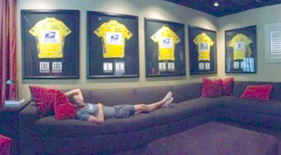 Lance Armstrong's Tour de France Jersey's