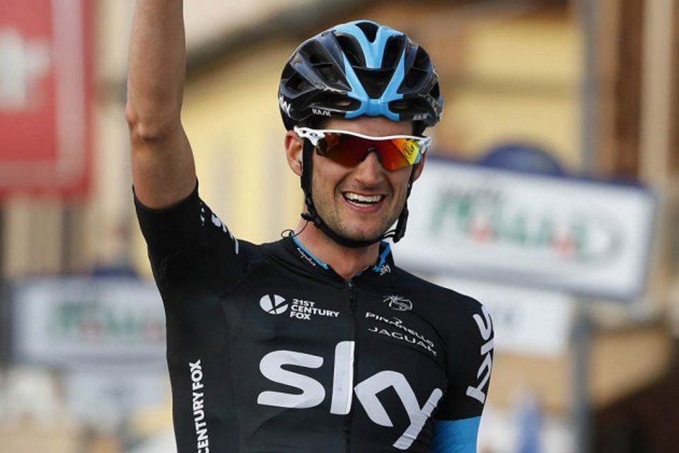 Dutchman Wouter Poels from Team Sky wins Liège-Bastogne-Liège