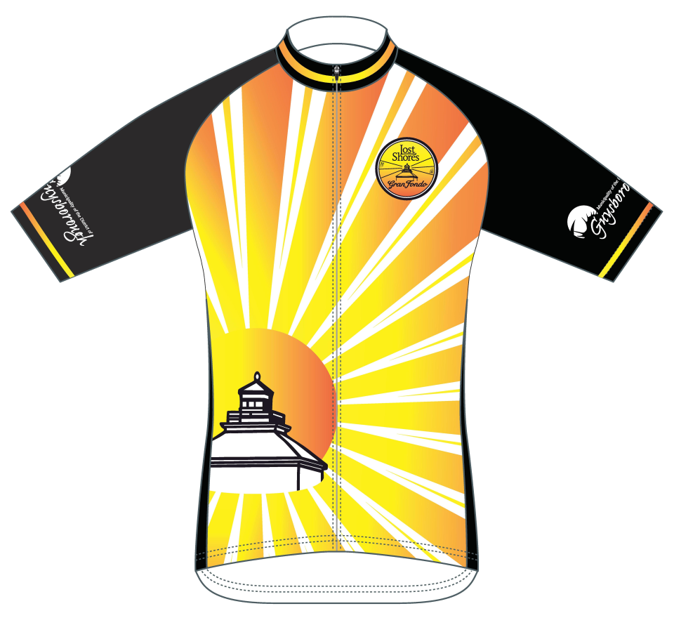 2018 Lost Shores Gran Fondo jersey