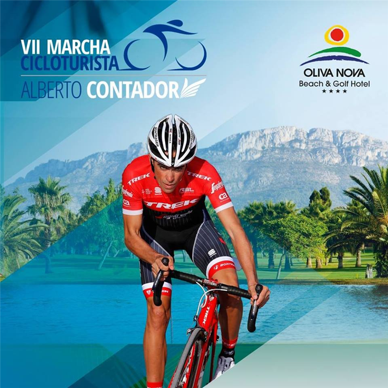 Oliva will host the 7th Alberto Contador Gran Fondo
