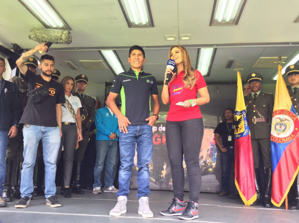Nairo Quintana returns to Colombia as a Hero