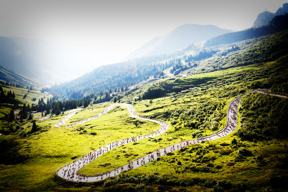 The first Gran Fondo ever held was the Nove Colli on July 12, 1970 in Cesenatico, Italy