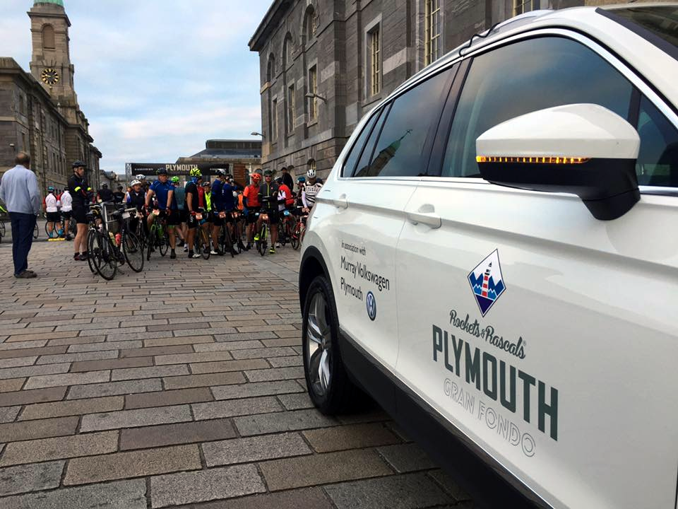 Cyclists take on 100-mile Plymouth Gran Fondo