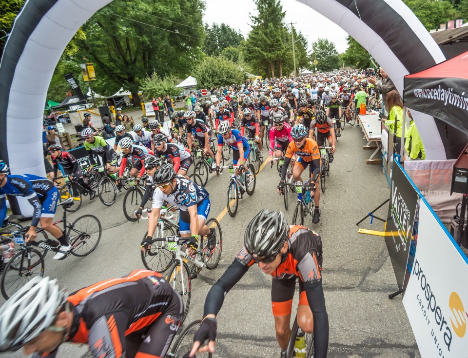 Start of the 2016 Prospera Valley Gran Fondo