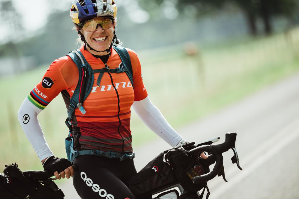 World-class endurance athlete, adventurer, and activist, Rebecca Rusch. Photo Credit: Corey Rich