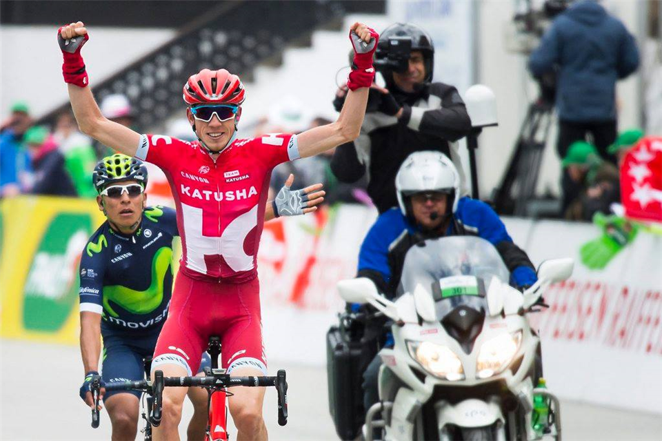  Zakarin was stopped short of taking to the podium when the result was reversed