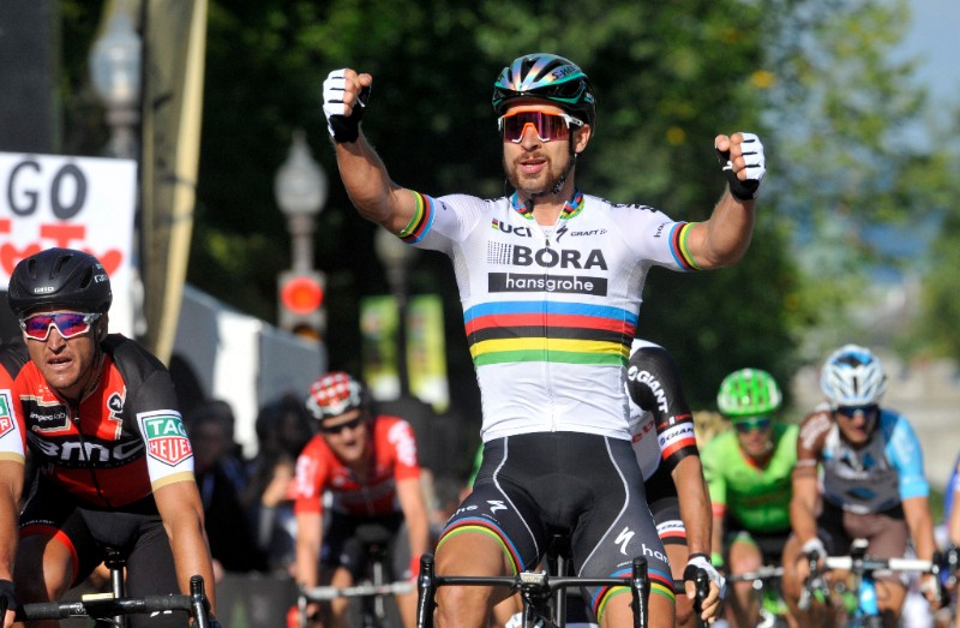 Victory number 100 for Peter Sagan as BORA - hansgrohe bring him to sprint win in Québec -  photo credit: ©BORA-hansgrohe / VeloImages