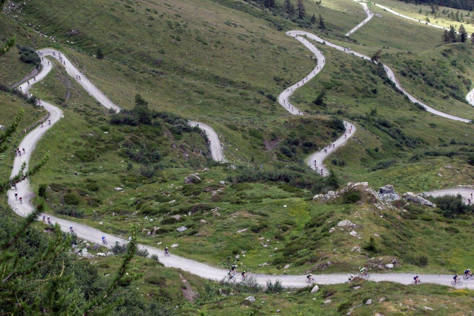 The roads are narrow, steep and winding, 11 kms of the Colle delle Finstre aren't even paved.