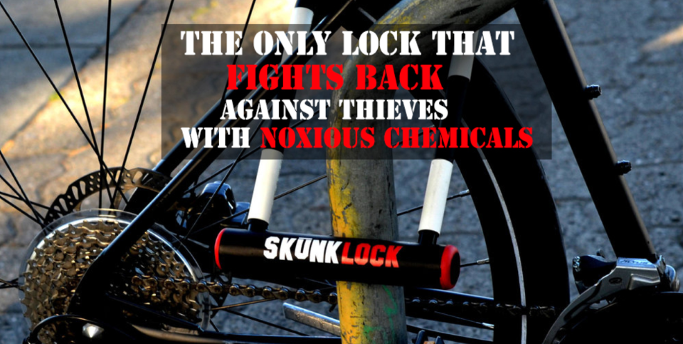 New bike lock causes thieves to vomit