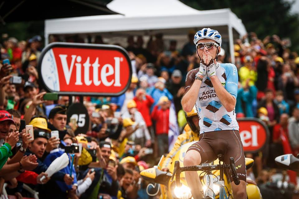 Romain Bardet posted the first French victory at this years Tour after a solo breakaway before the final ascent of Le Bettex