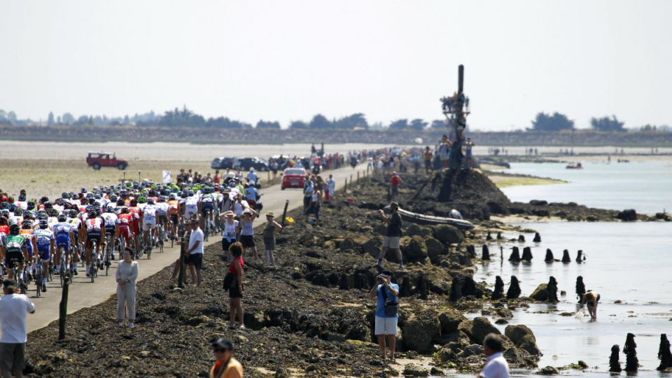 The Grand Depart is on the tidal island of Noirmoutier 