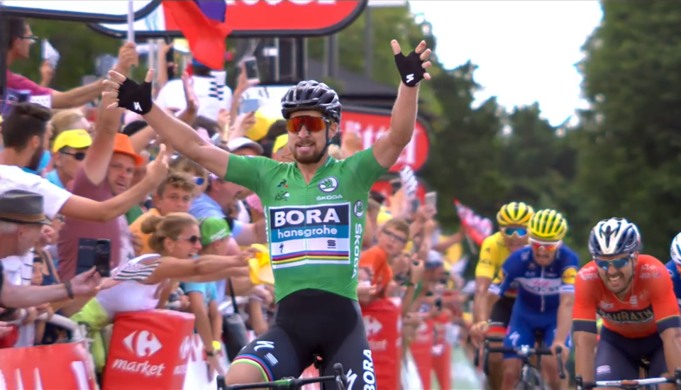 Peter Sagan powers to second stage win in uphill battle at Quimper