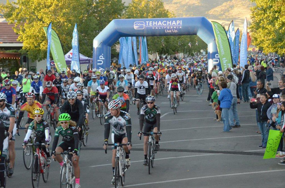 1,000 riders prepare for GranFondo festivities that start in downtown Tehachapi, CA, Sept. 15-16