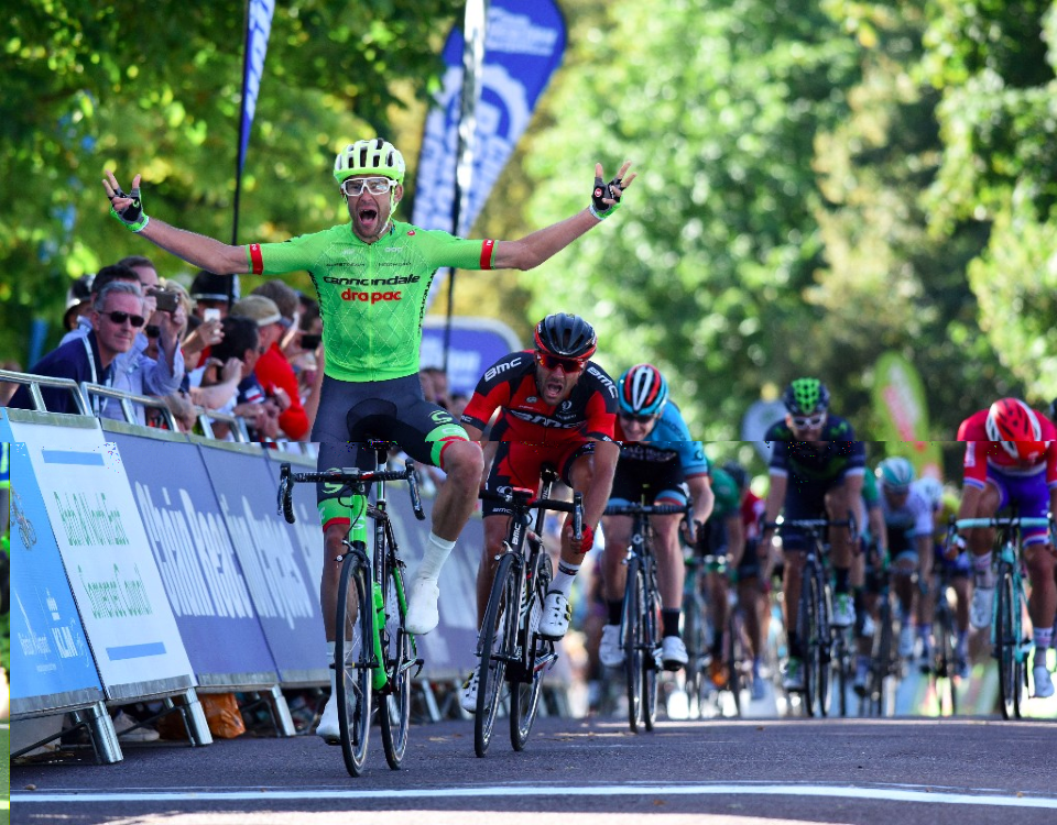 Bauer wins Tour of Britain stage five, completes a long road back from injury