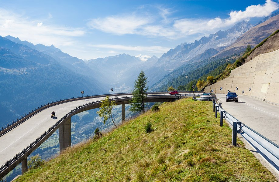 Tour de Suisse Stage 5 - Descent of the Gottard Pass New Road