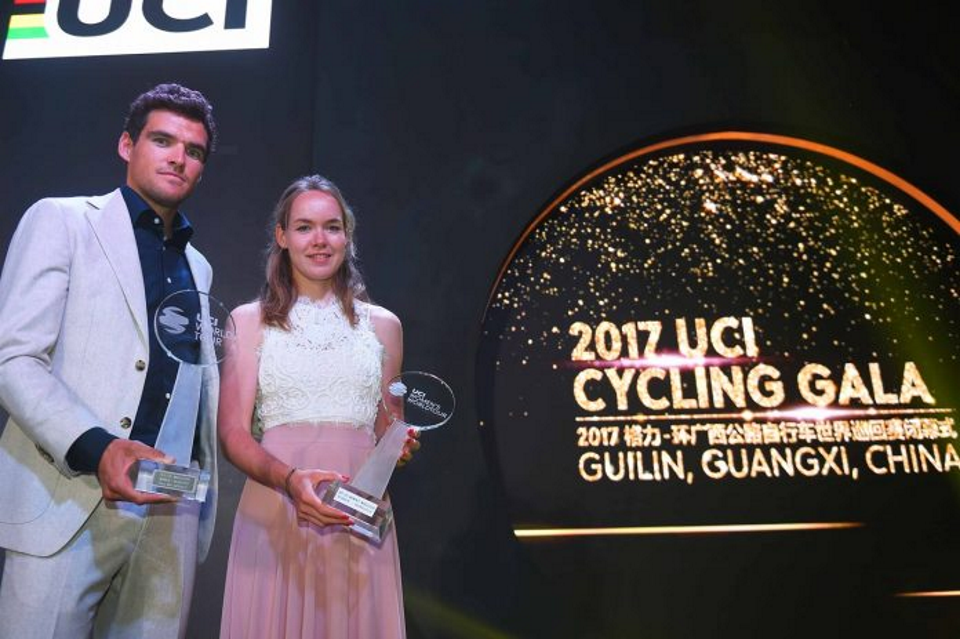 Van Avermaet and Van der Breggen crowned 2017 WorldTour champions. Team Sky and Boels Dolmans top teams rankings