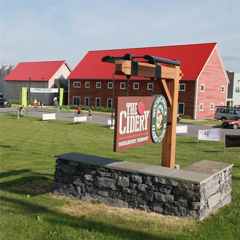 Woodchuck Cider House at 1321 Exchange Street in Middlebury will be the staging ground for the Fondos start and finish on Saturday, July 1